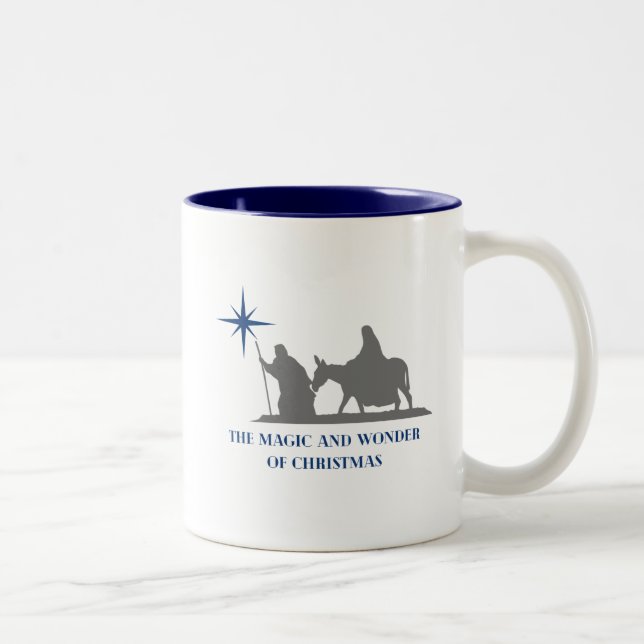Café Em Dois Tons Caneca de Natal (Direita)