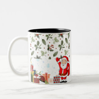 Café Em Dois Tons Caneca de Natal
