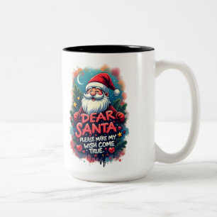 Café Em Dois Tons Caneca de Natal