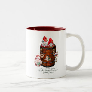 Café Em Dois Tons Caneca de Natal