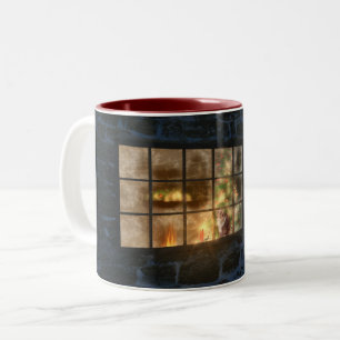 Café Em Dois Tons Caneca de Natal Cwm