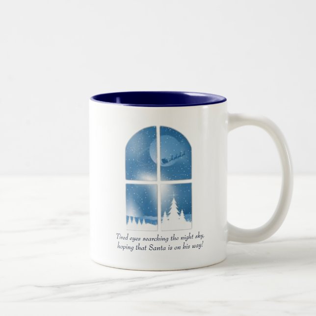 Café Em Dois Tons Caneca de Natal/Inverno (Direita)