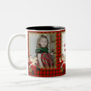Café Em Dois Tons Caneca de Natal para a vovó