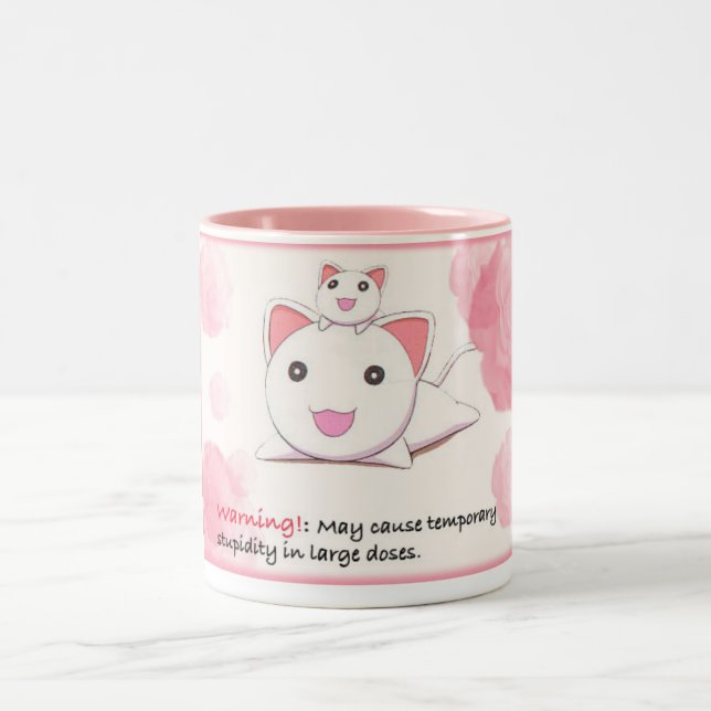 Café Em Dois Tons Caneca de Nekokoneko (Centro)