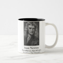 Café Em Dois Tons Caneca de Newton