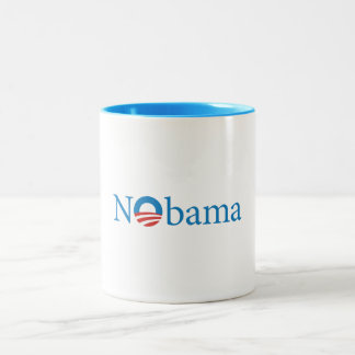 Café Em Dois Tons Caneca de NObama 3