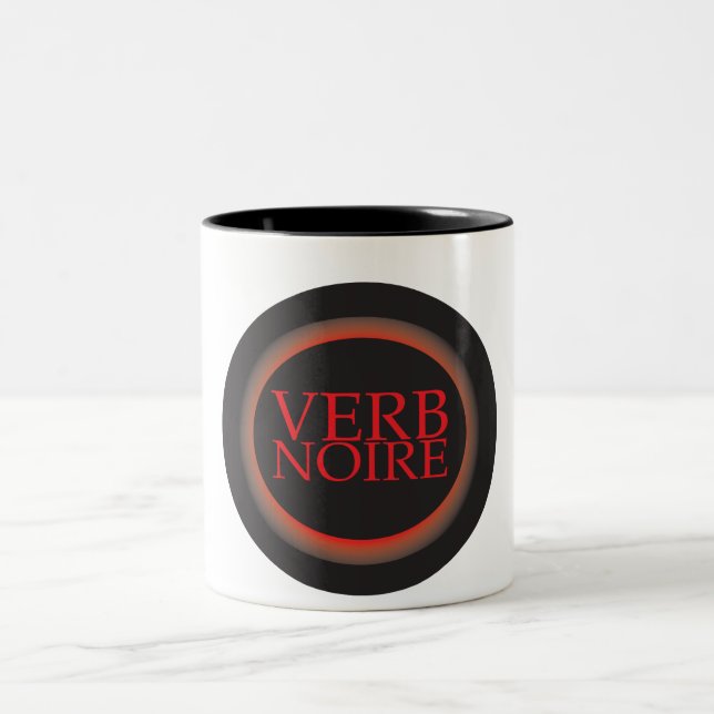 Café Em Dois Tons Caneca de Noire do verbo (Centro)