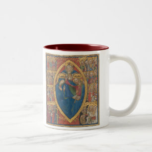 Café Em Dois Tons Caneca de oferecimento da manhã