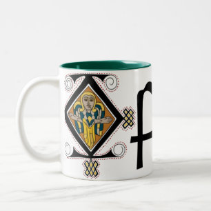 Café Em Dois Tons Caneca de Offaly do condado