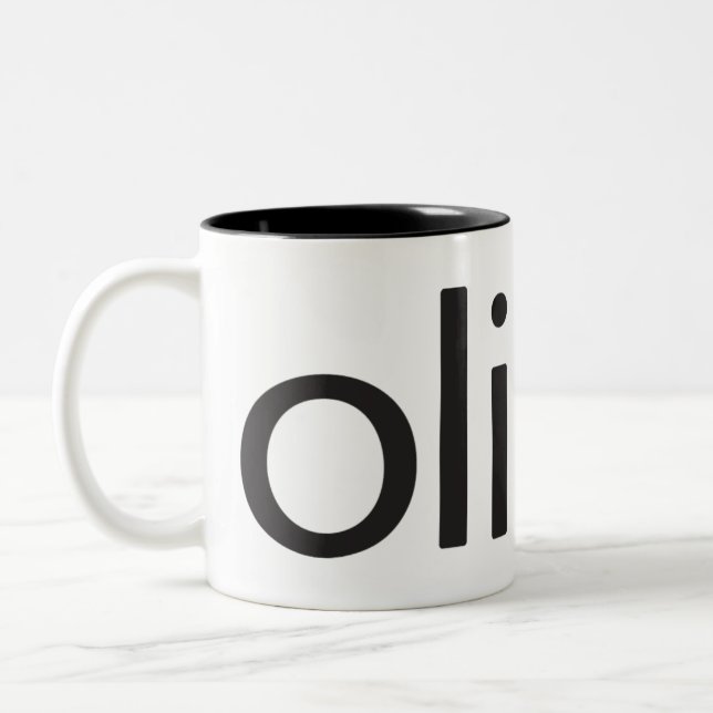 Café Em Dois Tons Caneca de Olivia (Esquerda)
