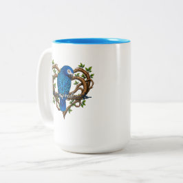 Café Em Dois Tons Caneca de Papagaio Cinzento Africano Motivacional 