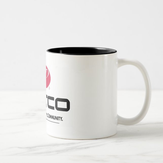 Café Em Dois Tons Caneca de PATCO (Direita)