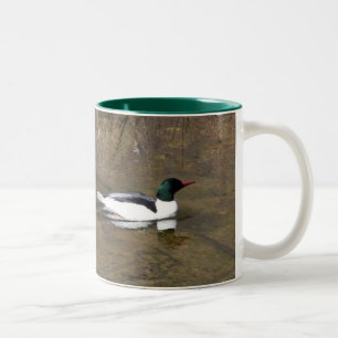 Café Em Dois Tons Caneca de Pato-Mergulhão-Comum
