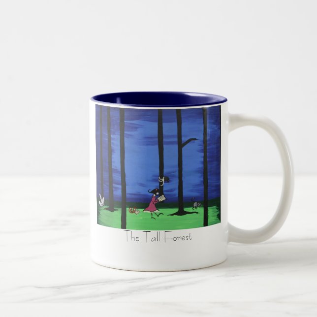 Café Em Dois Tons Caneca de Patricia do alvorecer - personalizada -… (Direita)
