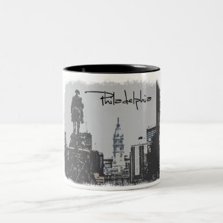 Café Em Dois Tons Caneca de Philadelphfia