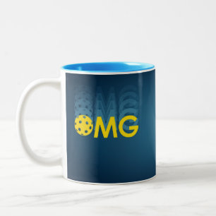 Café Em Dois Tons Caneca de picleball OMG