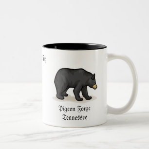 Café Em Dois Tons Caneca de Pigeon Forge Tennessee