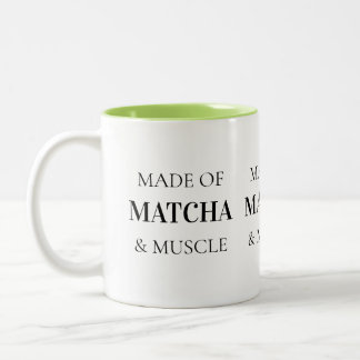 Café Em Dois Tons Caneca de Pilates com Tipografia Preta Simples de