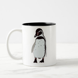 Café Em Dois Tons Caneca de pinguim