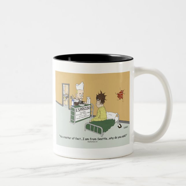 Café Em Dois Tons Caneca de Postum (Direita)