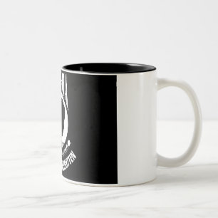 Café Em Dois Tons Caneca de POW/MIA "você não é esquecido "