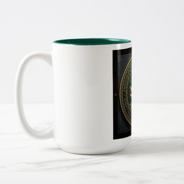 Café Em Dois Tons Caneca de Práticas Ambientais (Esquerda)