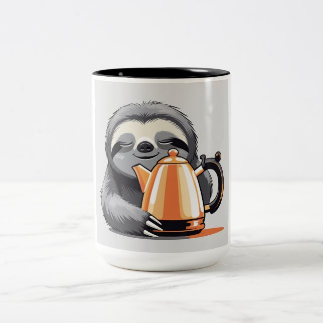 Café Em Dois Tons Caneca de Preguiça (Centro)