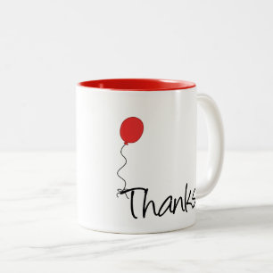 Café Em Dois Tons Caneca de Presente de Agradecimento Fofa "Obrigado