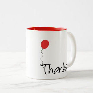 Café Em Dois Tons Caneca de Presente de Agradecimento Fofa "Obrigado