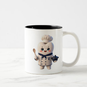 Café Em Dois Tons Caneca de Presente de Dentista Engraçado Personage