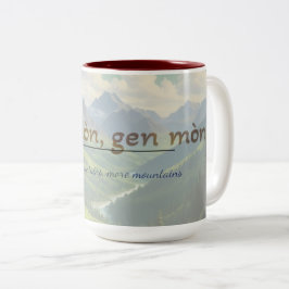 Café Em Dois Tons Caneca de Provérbio Haitiano – Dèyè Mòn Gen Mòn