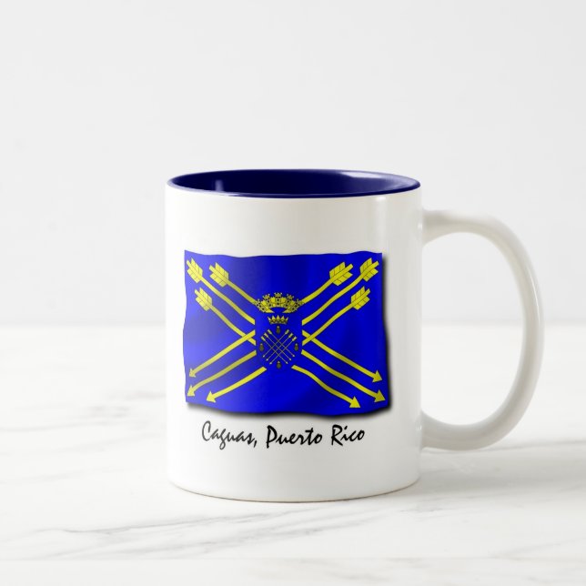 Café Em Dois Tons Caneca de Puerto Rico: Caguas (Direita)