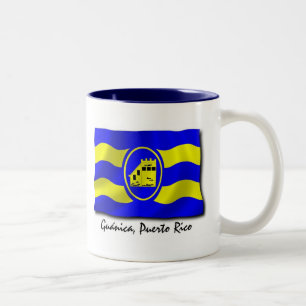 Café Em Dois Tons Caneca de Puerto Rico: Guanica