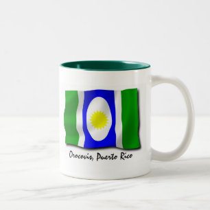 Café Em Dois Tons Caneca de Puerto Rico: Orocovis