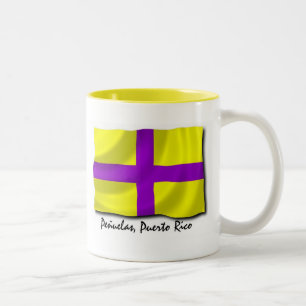 Café Em Dois Tons Caneca de Puerto Rico; Penuelas