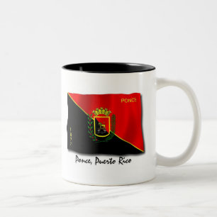 Café Em Dois Tons Caneca de Puerto Rico: Ponce