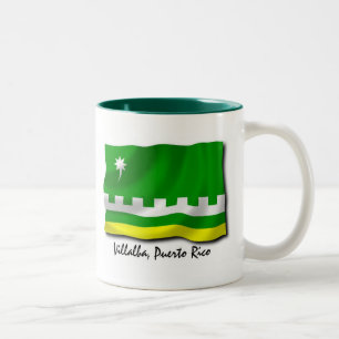 Café Em Dois Tons Caneca de Puerto Rico: Villalba