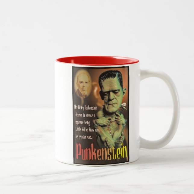 Café Em Dois Tons Caneca de Punkenstein (Direita)