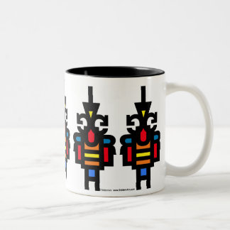 Café Em Dois Tons Caneca de RISO