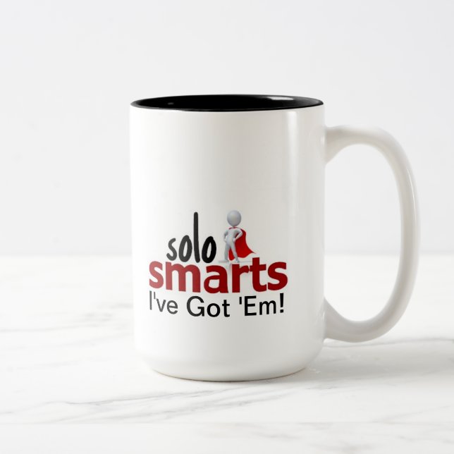 Café Em Dois Tons Caneca de solo dos Smarts (Direita)