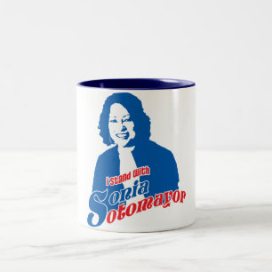 Café Em Dois Tons Caneca de Sonia Sotomayor