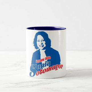 Café Em Dois Tons Caneca de Sonia Sotomayor