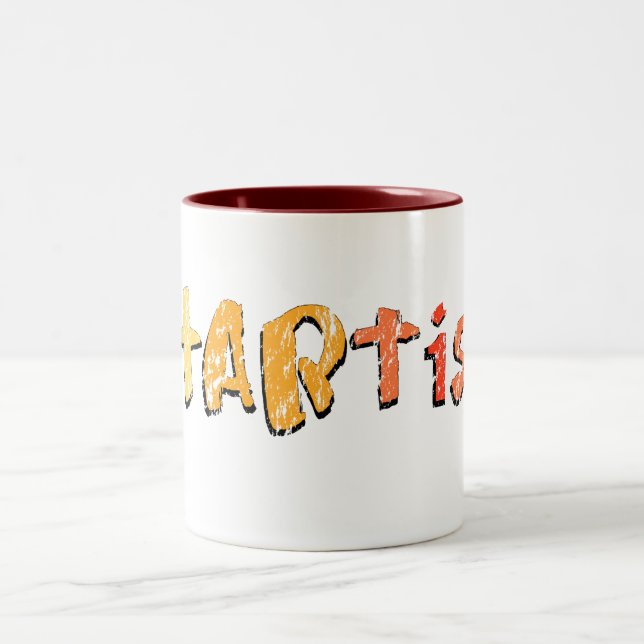 Café Em Dois Tons Caneca de StArt1st de YWNMWR (Centro)