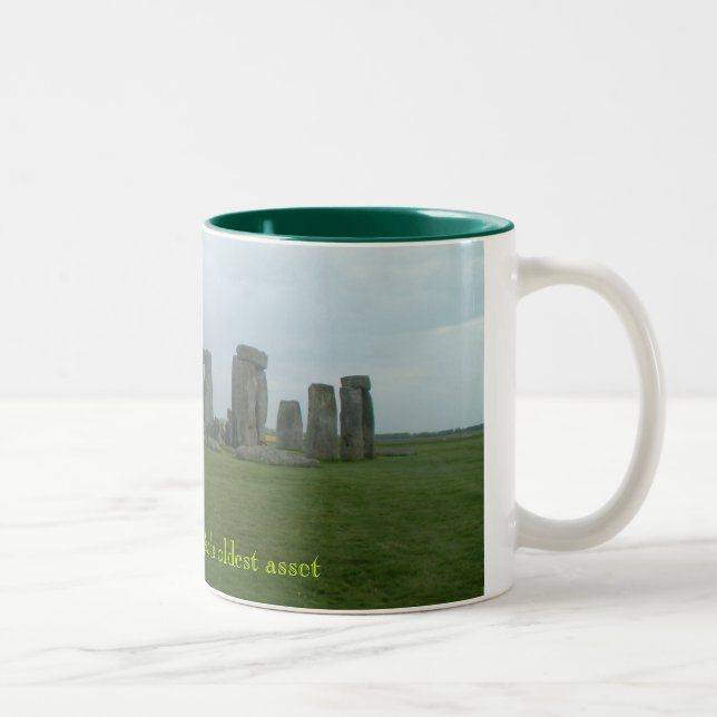Café Em Dois Tons Caneca de Stonehenge (Direita)