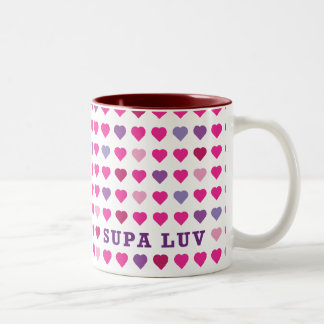 Café Em Dois Tons Caneca de Supa Luv