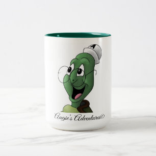 Café Em Dois Tons Caneca de tartaruga divertida!