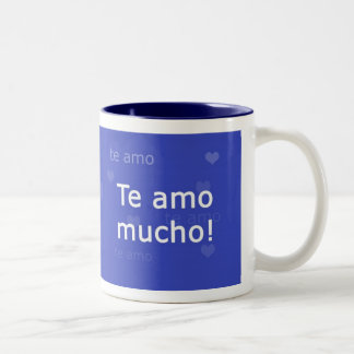Café Em Dois Tons Caneca de Te Amo
