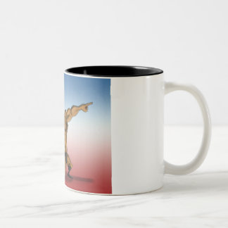Café Em Dois Tons Caneca de Teddy Roosevelt