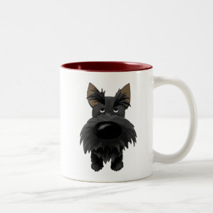 Café Em Dois Tons Caneca de Terrier do Scottish