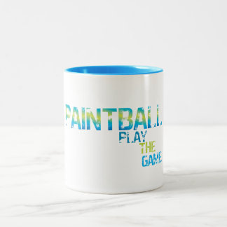 Café Em Dois Tons Caneca de The Game Paintballers do jogo